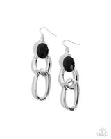 Paparazzi Lavish Loyalty- Black Earrings