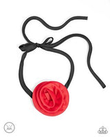 Paparazzi Rosette Reality- Red Necklace