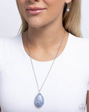 Paparazzi Stony Status- Blue Necklace