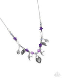 Paparazzi Flight of the Sparrow- Purple Necklace