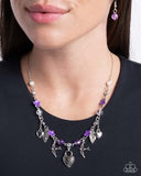 Paparazzi Flight of the Sparrow- Purple Necklace