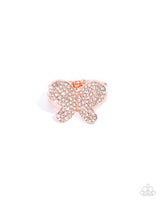 Paparazzi Aerial Anthem- Copper Butterfly Ring