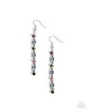 Paparazzi Square Slope- Multi Earrings