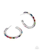Paparazzi Carnival Chic- Multi Hoops Earrings