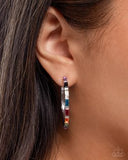 Paparazzi Carnival Chic- Multi Hoops Earrings