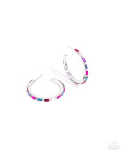 Paparazzi Carnival Chic- Multi Hoop Earrings