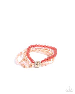 Paparazzi Beaded Boundary- Pink Bracelet