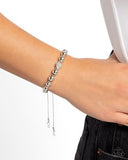 Paparazzi Slow and READY- Silver Bracelet