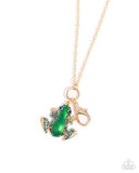 Paparazzi Tree Frog- Green Necklace