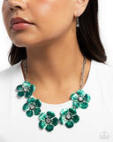 Paparazzi Eternal Efflorescence- Green Necklace