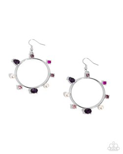 Paparazzi Tailored Treasure- Purple Earrings