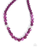Paparazzi Showroom Swirl- Purple Necklace