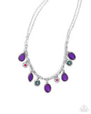 Paparazzi Fancy Finish- Purple Necklace