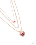 Paparazzi Seize the Sides- Gold Necklace