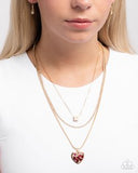Paparazzi Seize the Sides- Gold Necklace