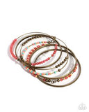 Paparazzi Seed Bead Shimmer- Brass Bracelet
