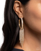 Paparazzi Jaw-Dropping Jubilee- Gold Earrings