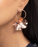 Paparazzi Backyard Bling- Copper Earrings