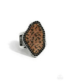 Paparazzi Sporadic Stone- Brown Ring
