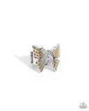 Paparazzi Butterfly Broadcast- Green Ring