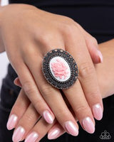 Paparazzi Blooming Brooch- Pink Ring