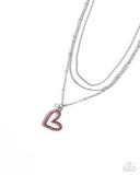 Paparazzi Valentines Day Decadence- Pink Necklace