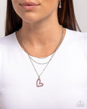 Paparazzi Valentines Day Decadence- Pink Necklace