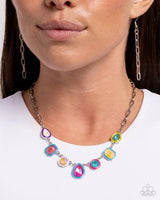 Paparazzi Classy Character- Blue Necklace