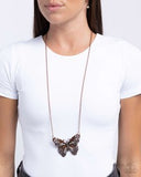 Paparazi Flawless Flight- Copper Necklace