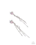 Paparazzi Simply Smitten- Pink Earrings