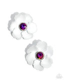 Paparazzi Organic Growth- White Earrings