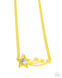 Paparazzi Meteor Moment- Yellow Necklace