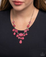 Paparazzi Significant Influence- Pink Necklace