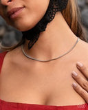 Paparazzi Spirited Simplicity- Silver Necklace