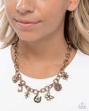 Paparazzi Good Luck To You- Green Necklace