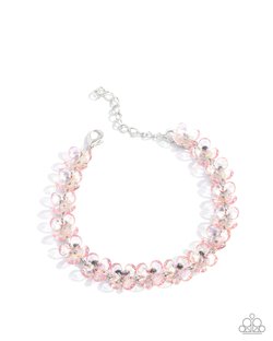 Paparazzi Floral First- Pink Bracelet