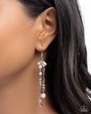 Paparazzi Glowing Gamut- White Earrings
