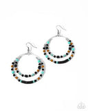 Paparazzi Audacious Arrangement- Black Earrings