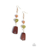 Paparazzi Creative Collection- Green Earrings