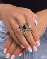 Paparazzi Aerial Artifact - Purple Butterfly Ring