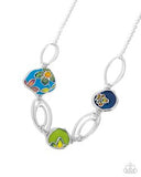 Paparazzi Stained Glass Statement- Multi Necklace