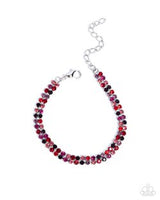 Paparazzi Complete Look- Red Necklace & Bracelet Set