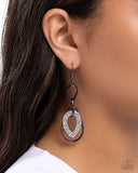 Paparazzi Teardrop Triumph- Black Earrings
