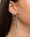 Paparazzi Good Luck Babe!- Black Earrings