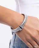 Paparazzi Tailored Transit- SIlver Bracelet