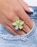 Paparazzi Fanciful Feature- Green Ring