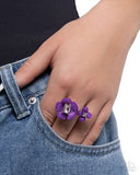Paparazzi Delicate Duo- Purple Ring