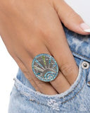 Paparazzi Audacious Aesthetic- Blue Ring