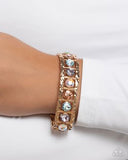 Paparazzi Taking SQUARE Of Business- Gold Bracelet