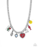 Paparazzi Storytelling Shimmer- Red Necklace